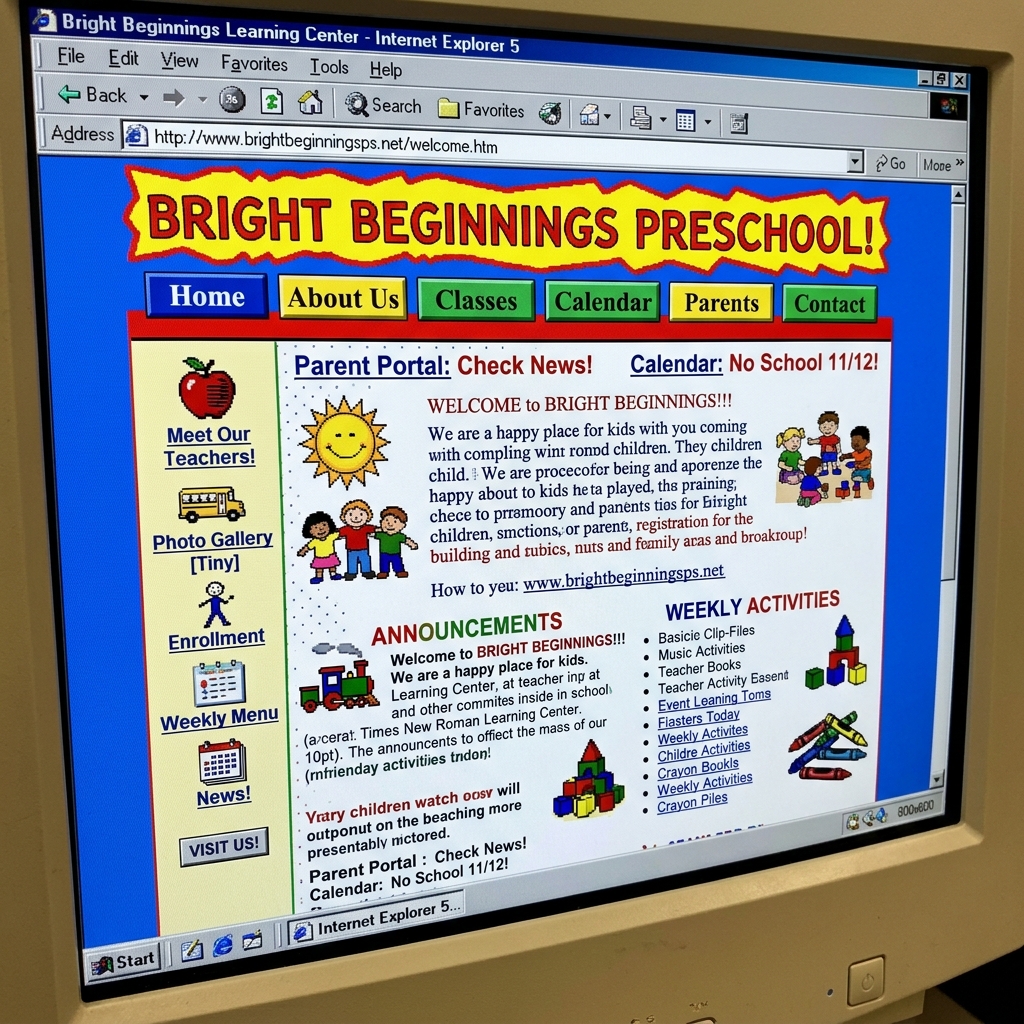 Foster Kids Outdated Website Before