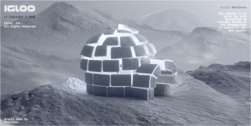 Igloo Masterpiece mockup