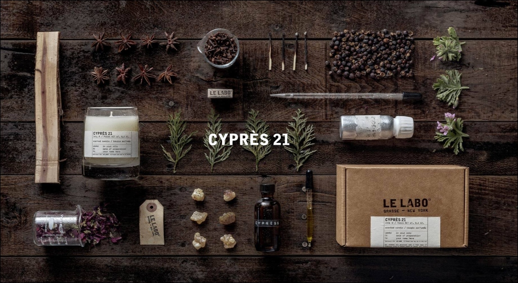 Le Labo Fragrances web mockup